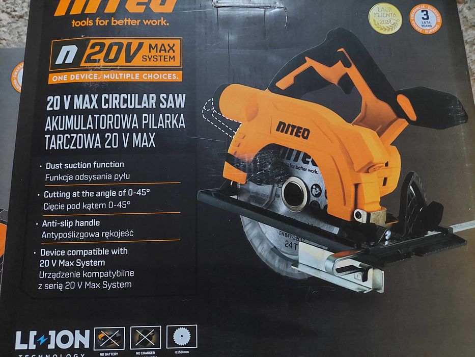 Zestaw elektronarzędzi Niteo 20V Max