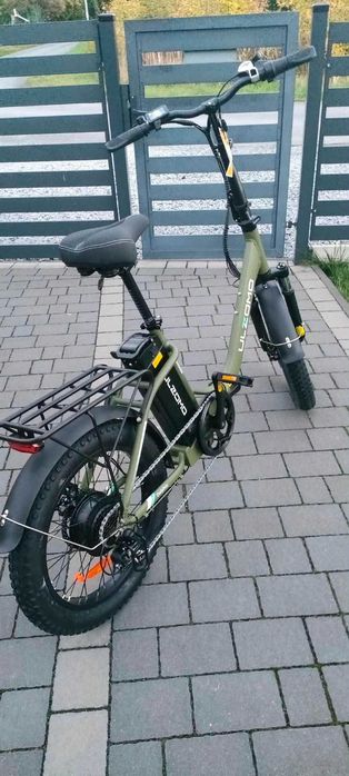 Ulzomo DOLPHIN 20-Calowy Składany Rower Elektryczny Manetka