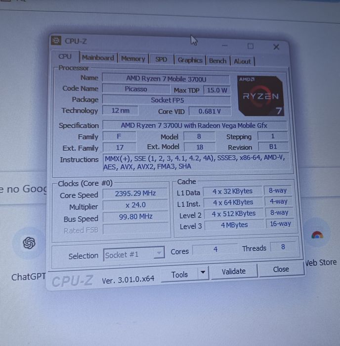 Portátil HP 15-DB1030NP cinzento a funcionar em perfeitas condições