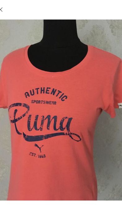 Футболка жіноча бренд Puma оригінал бавовна принт