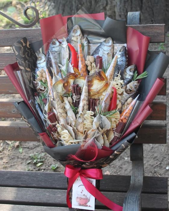 Мужской букет. Мясной букет. Букет для мужчины. Вкусный букет.