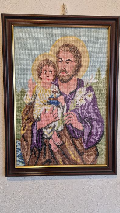 Obraz haftowany, rękodzieło 38x51 (z ramą)
