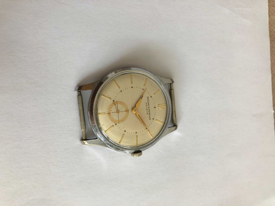 Baume & Mercier Geneve, zegarek męski, nakręcany, 34 mm