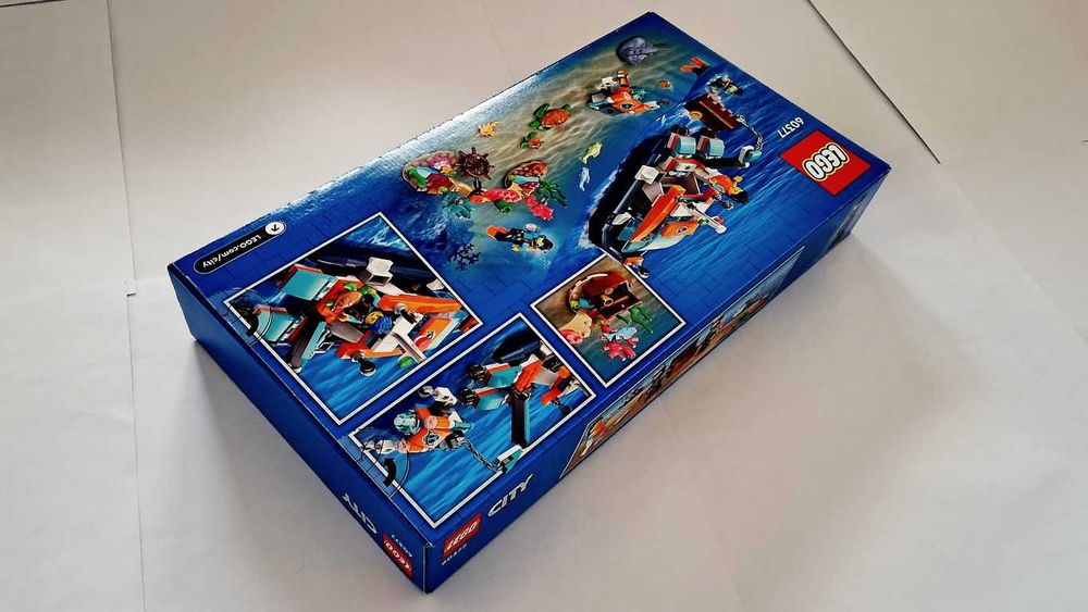 Lego City Arctic 60377 Explorer Diving Boat selado