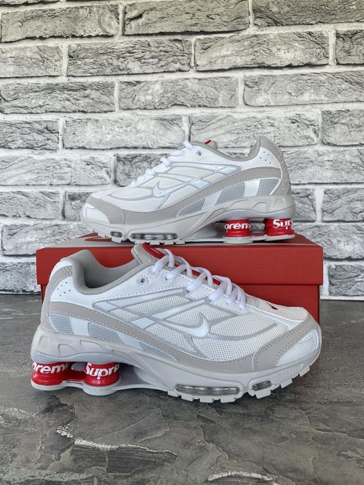 Кросівки Nike Shox Ride 2 x Supreme White | Nike Shox | Найк Шокс білі