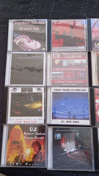 U2 concertos - várias tours