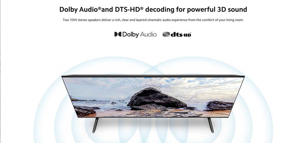 Televisão Xiaomi Mi TV P1 43" 4K UltraHD Smart TV Android OS