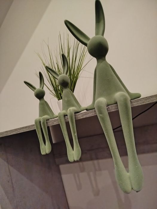 Zając flokowany 3szt