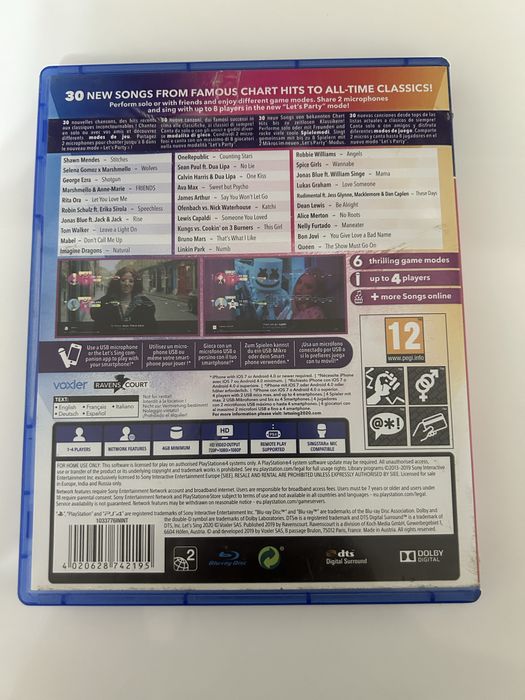 2 Jogos Ps4 Horizon Zero Dawn e Let’s Sing 2022