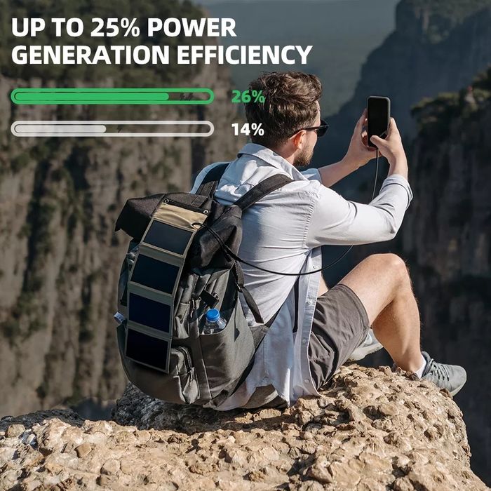 Солнечная панель 10w, солнечная зарядка 5 секций