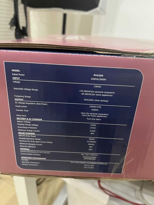 Гібрідний інвертор PowMr 3.2 KW