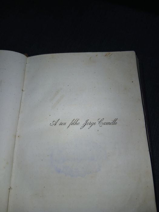 Livro  De Camilo A Filha  Do Regicida Primeira  Edição Ano 1875