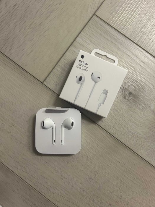Apple Earpods Lightning навушники провідні з мікрофоном для айфона