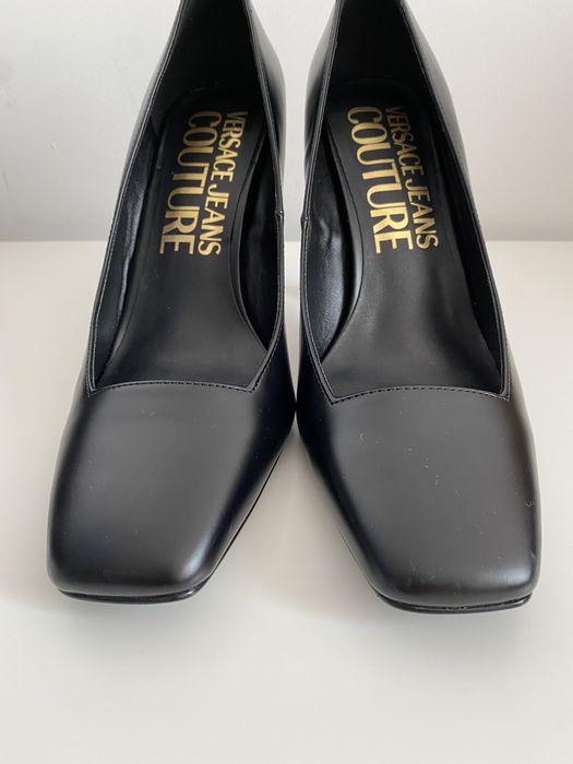 Buty na wysokim obcasie Versace Jeans Couture