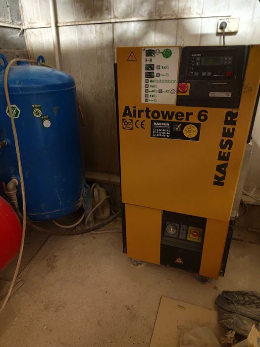 Kompreser śrubowy Kaeser Airtower 6 ze zbiornikiem