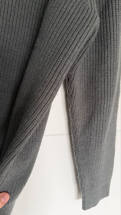 Sweter Polo z dodatkiem wełny wool blend Reserved M