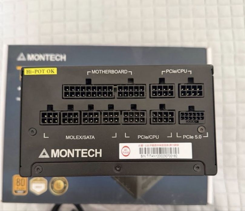 Montech Titan Gold 1200W – ATX 3.0 / PCIe 5.0 – Full Modular (Tier A)