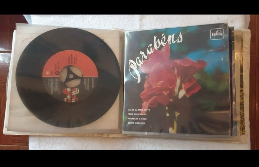 Discos Vinil pequenos Mala tenho mais