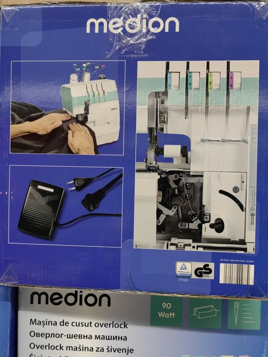 Оверлок MEDION MD 19169 /швейна машина Нові