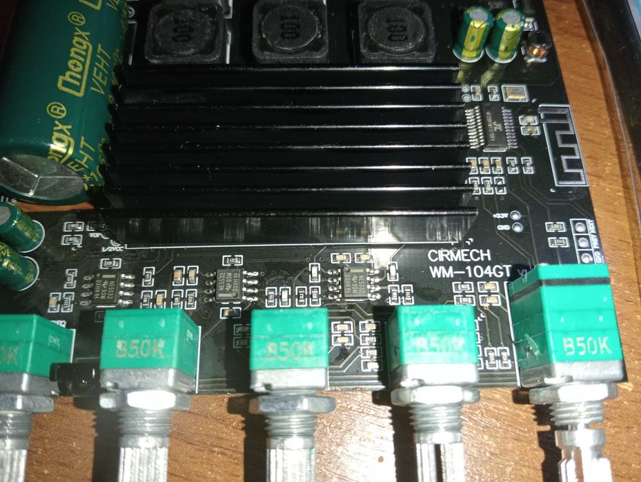 Пiдсилювач 2х50W+100W HiFi Bluetooth 5.1  TPA3116D2