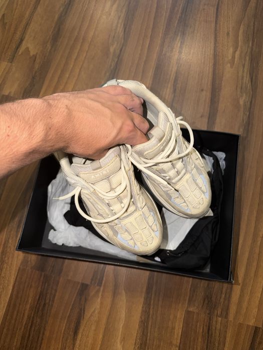Amiri Bone Runner Cream Beige White