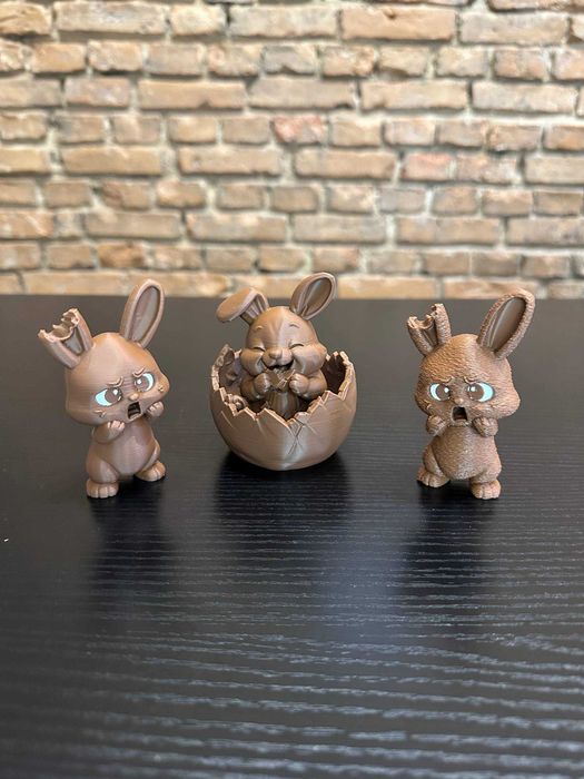 Króliczek w jajku 3D | Unikalna dekoracja wielkanocna
