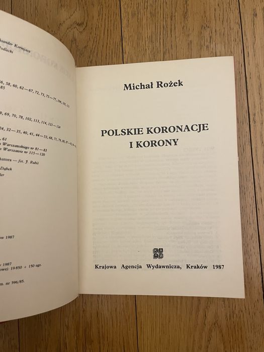 ROŻEK Michał - Polskie koronacje i korony.