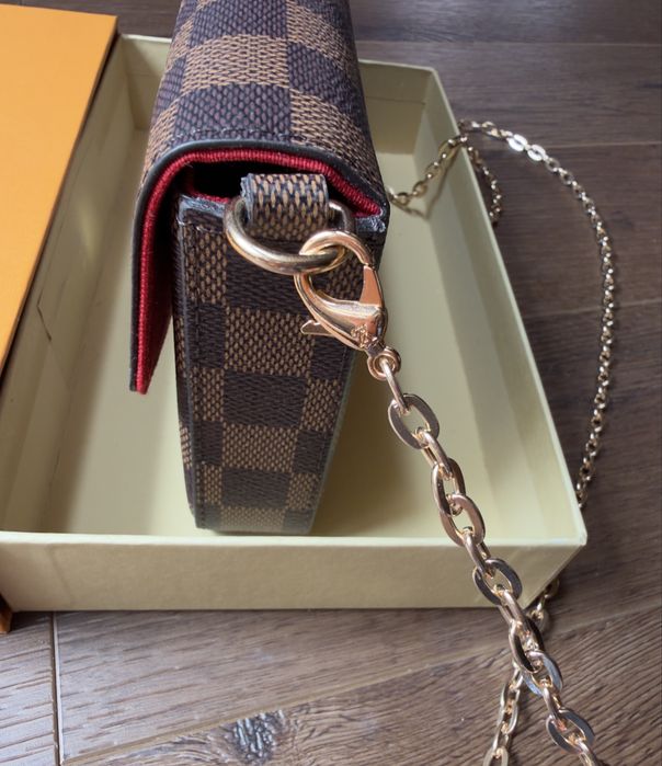 Torebka LV Louis Vuitton listonoszka brązowa z pudełkiem