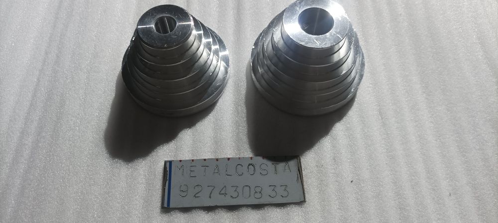 Polia alumínio maquina de furar