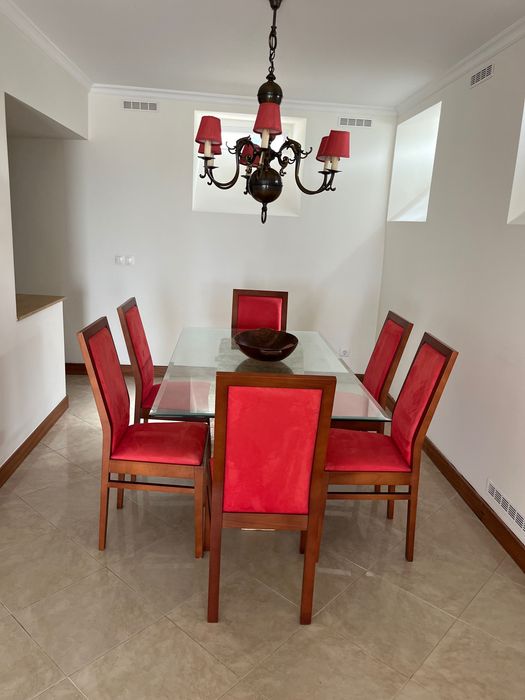 6 cadeiras de casa de jantar ou de quarto