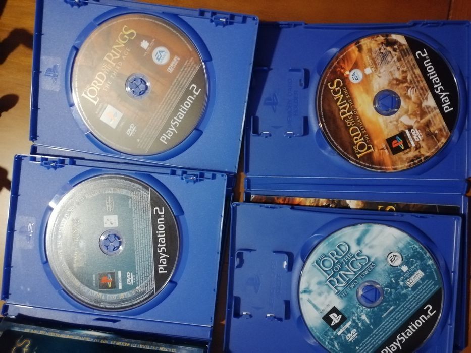 Jogos coleção senhor dos anéis playstation 2