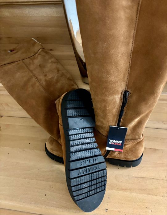 Tommy Jeans Muszkieterki Warmlined Long Boot EN0EN01994 Brązowy