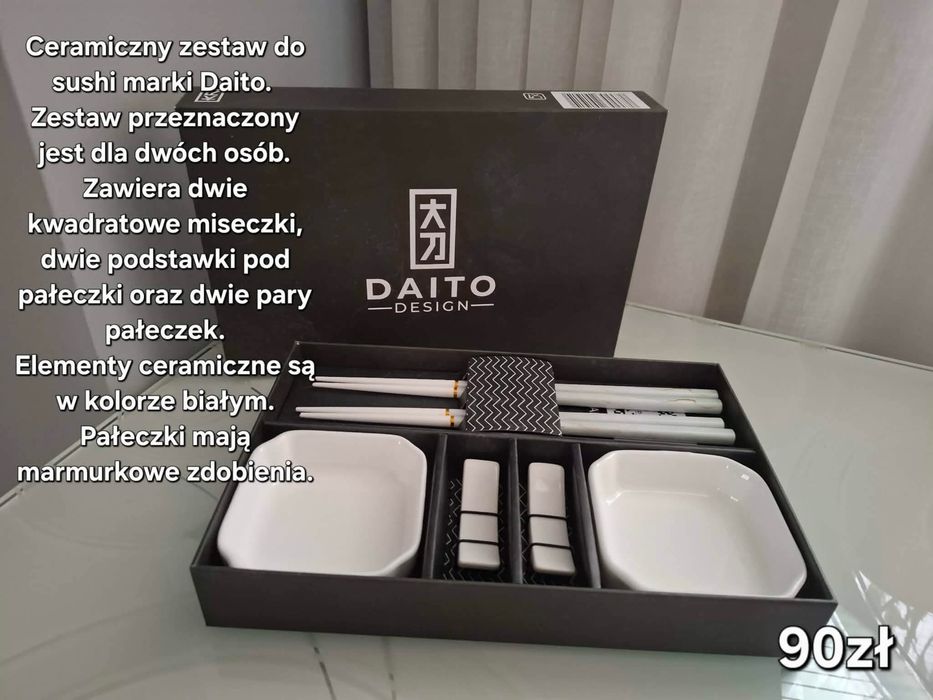 Ceramiczny Zestaw do sushi dla dwojga