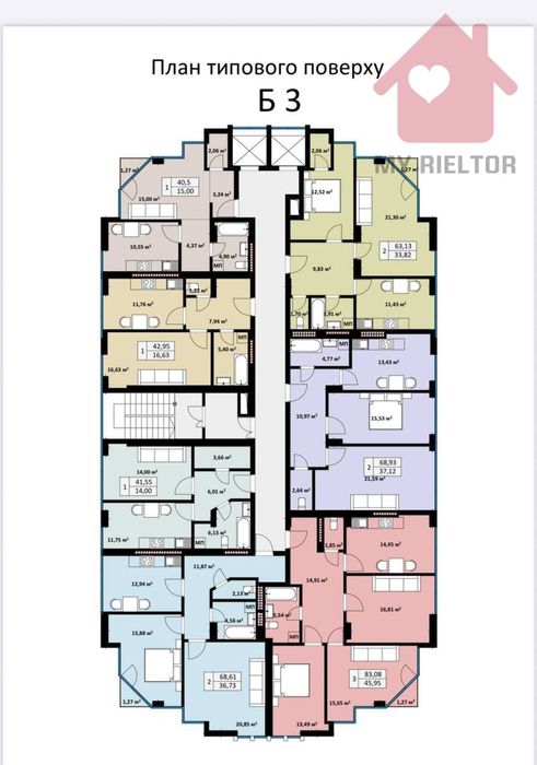 2-комнатная квартира по адресу Петефі Шандора пл. (площадь 68,6 м²) - Atlanta.ua - фото 6