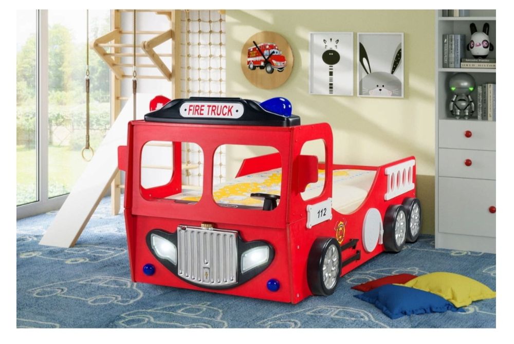 Łóżko dziecięce straż pożarna