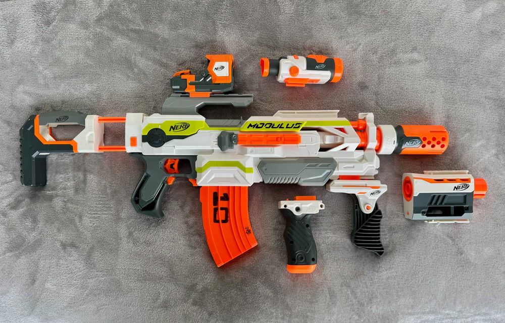 Pistolety NERF / Nerf Trilogy DS-15, Nerf Infinus, Nerf Modulus, Nerf Centurion, Nerf Fortnite, Nerf Star Wars