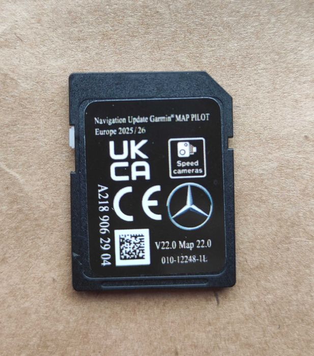 Mercedes-Benz, Cartões GPS 2026 - Mapas e Radares actualizados