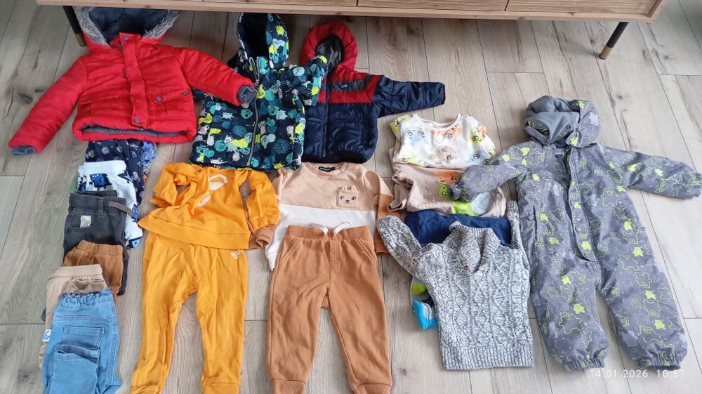 Ubranka dla chłopca 86/92