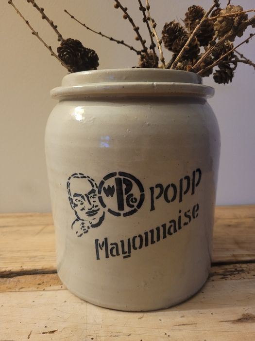 Pojemnik wazon naczynie słój kamionka vintage