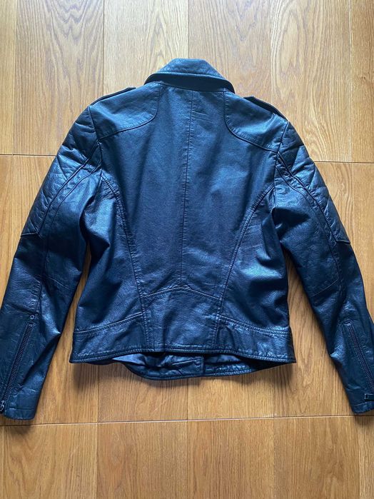 Kurtka skórzana Karl Lagerfeld czarna XL damska