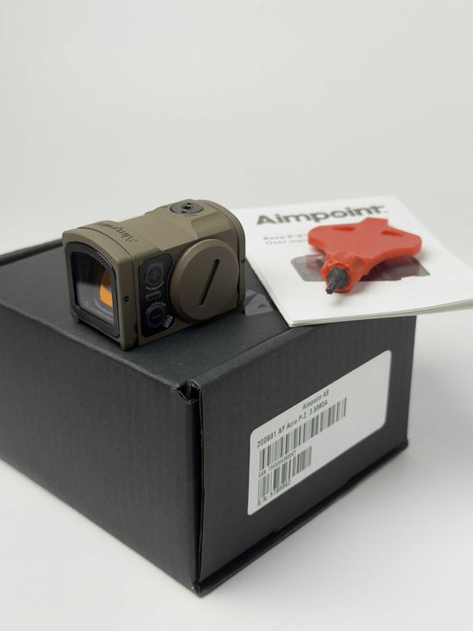 Коліматорний приціл Aimpoint Acro P-2 Tan (3.5MOA) Швеция Оригінал Tan