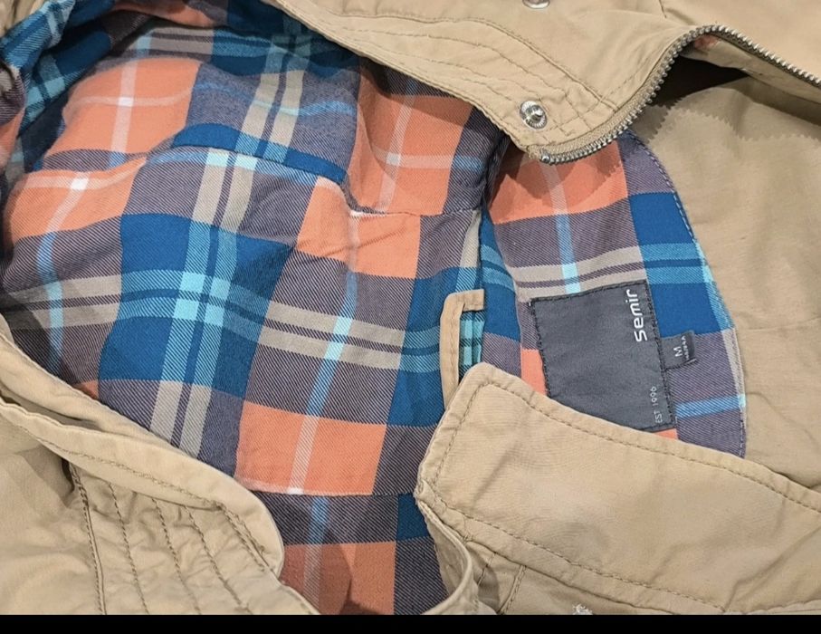 Kurtka, parka damska beżowa rozmiar M