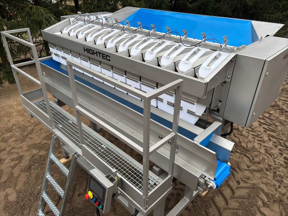 Waga HIGHTEC R12L z podwójnym przenośnikiem – 2 maszyny pakujące