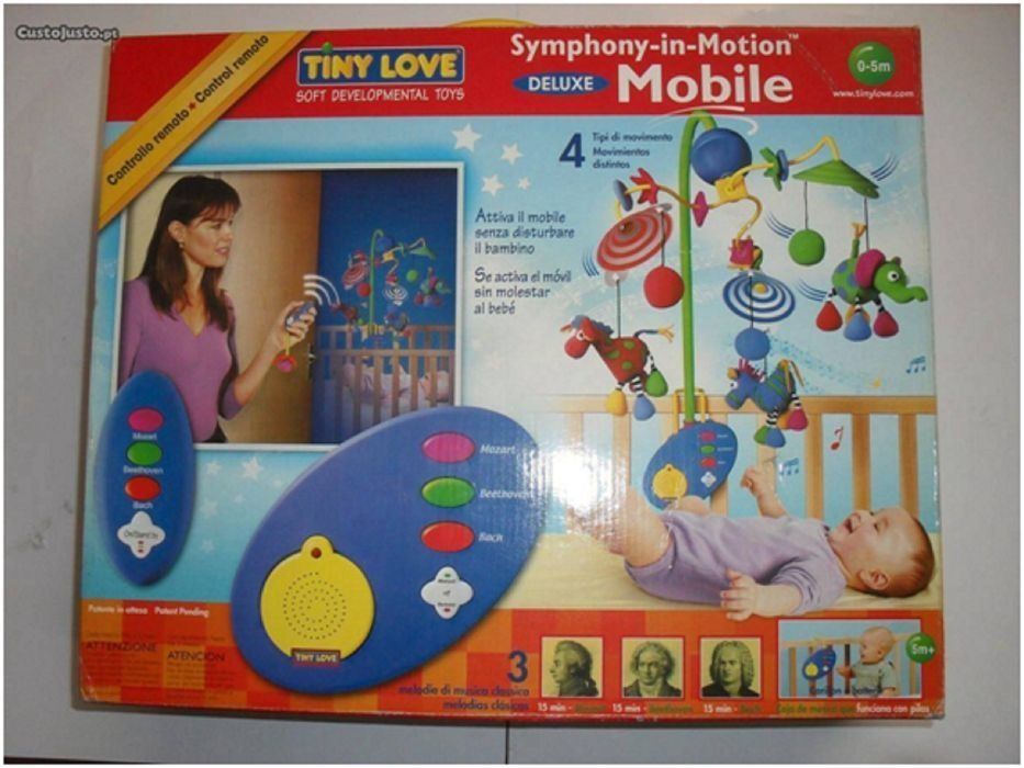 Mobil musical TINY LOVE para colocar no berço do bebé