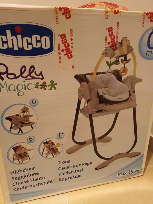 Cadeira da papa e espreguiçadeira, Chicco Polly Magic