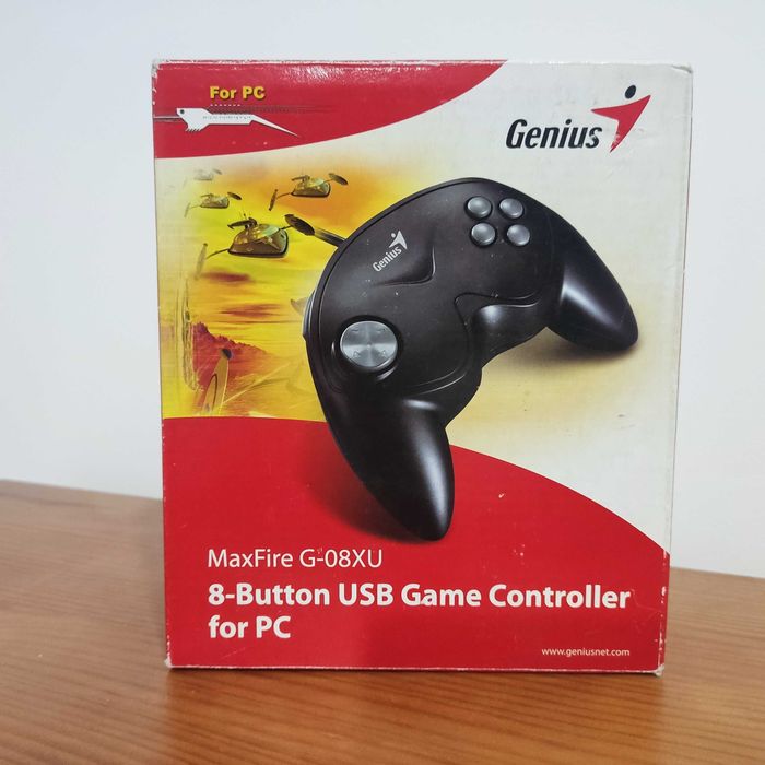 Genius Maxfire G-08XU PC Gamepad, Brand New in Box64740937188097122