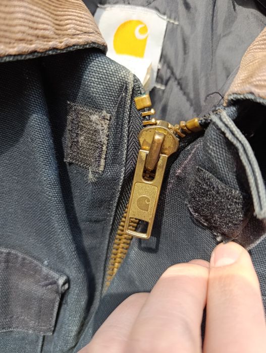 Винтажная рабочая куртка carhartt traditional coat duck made in usa