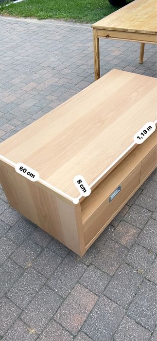 Ikea zestaw szfka TV i stoliczek