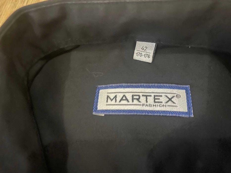 Koszula męska czarna krótki rękaw L/XL Martex 35 zł