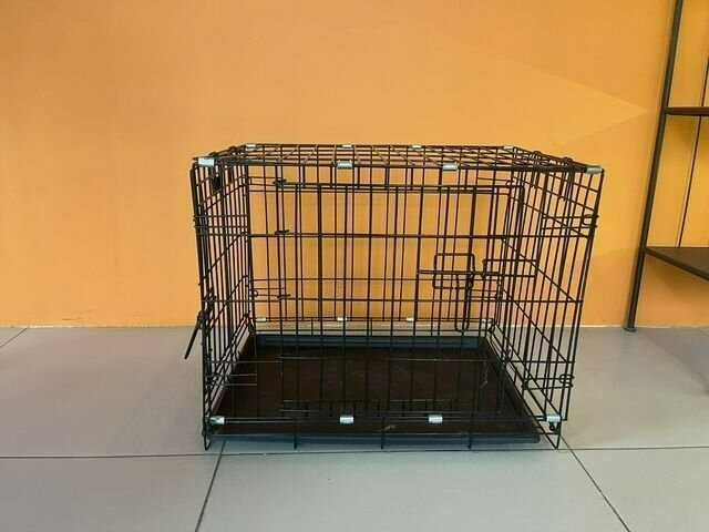 Клітка переноска для собаки металева | Вольєр | Клетка для щенка